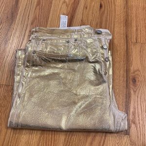 Zara Metallic jeans
